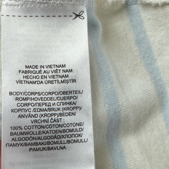 Ralph Lauren White/Blue Boat Neck Shift Dress with Laced Sleeve SZM - Picture 8 of 8